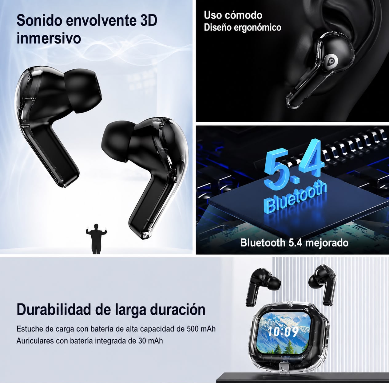 Auriculares Traductores Inteligentes - Traduccion en Tiempo Real