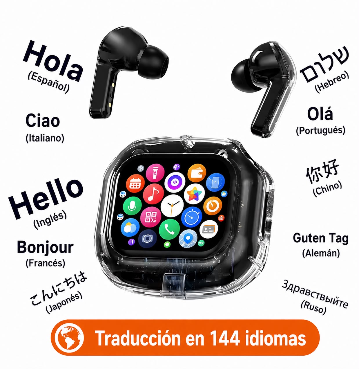 Auriculares Traductores Inteligentes - Traduccion en Tiempo Real